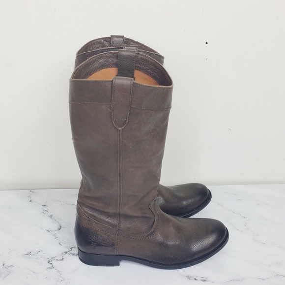 Frye Melissa Pull-On Distressed Boot sz 7.5 NEW - Picture 2 of 6